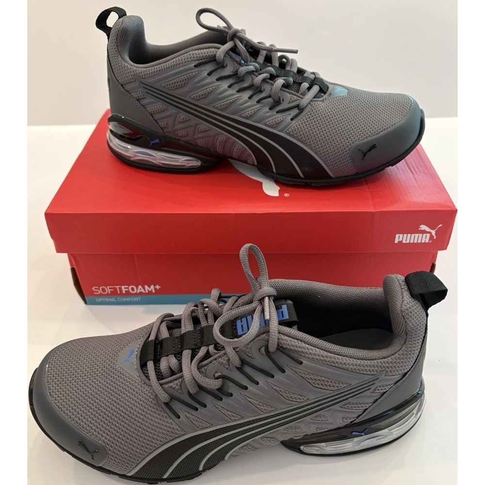 PUMA Voltaic Evo Training  Mens Grey Sneakers Athletic Shoes 37960104 Size 11.5